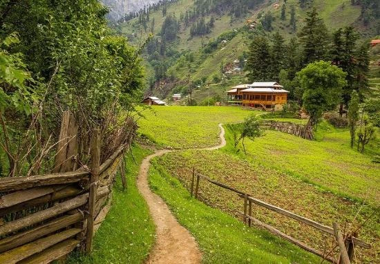 an image of taobat valley which is one of the beautiful villages in kashmir