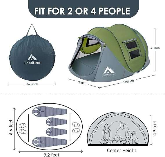 an image of camp of 4 persons. camp is one of the best gadgets to travel